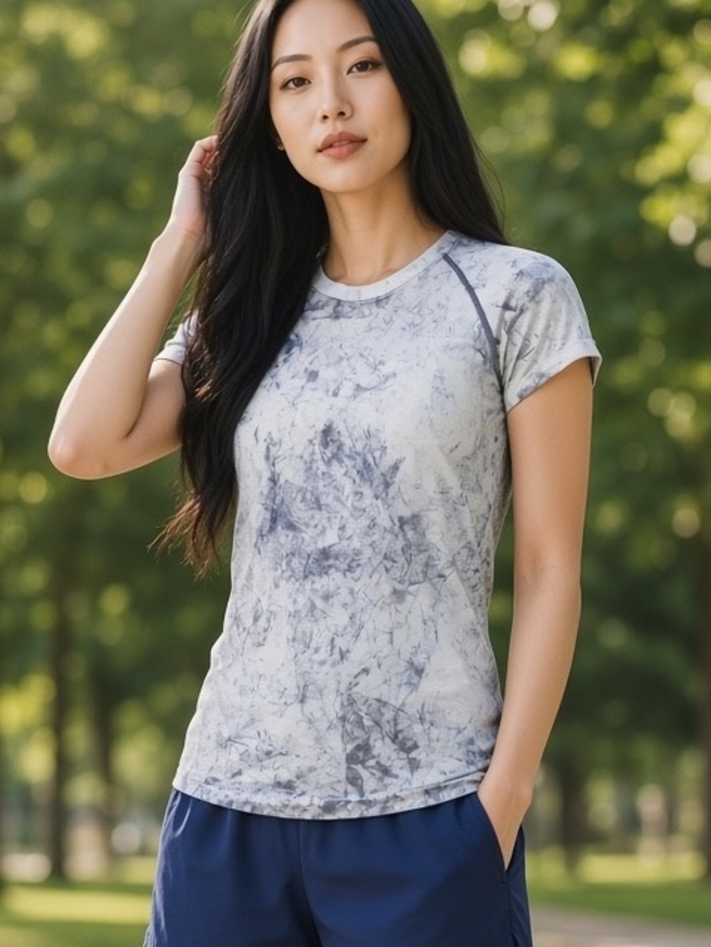 Lululemon Swiftly Tech Short Sleeve 2.0 *MultiDye
Multi Dye White size 8 Medium